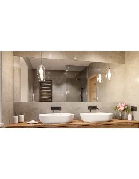 Kúpeľňové zrkadlo s brúsenými hranami - na mieru