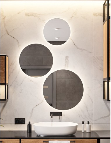 Súprava troch okrúhlych zrkadiel s...