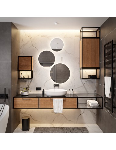 Súprava troch okrúhlych zrkadiel s...