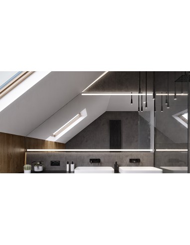 Pieskované zrkadlo na podkrovie - NA...