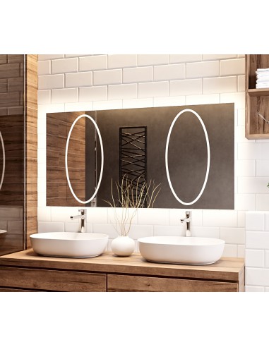 Obdĺžnikové kúpeľňové zrkadlo s...