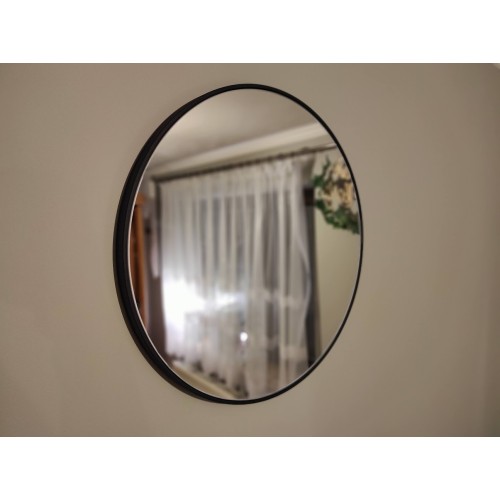 Okrúhle zrkadlo v bielom... 2