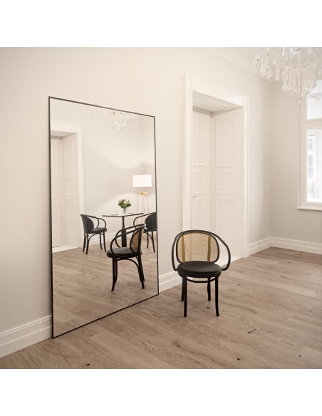 Obdĺžnikové zrkadlo v minimalistickom zlatom ráme - 1201 - farba rámu podľa vášho výberu