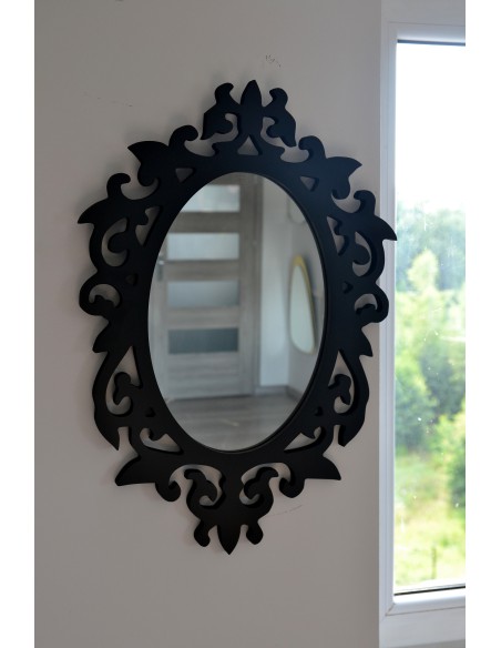 Dekoratívne zrkadlo v MDF ráme na toaletný stolík - ROMA - farba rámu podľa vášho výberu