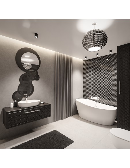 Dekoratívne zrkadlo v mdf ráme - MILO - farba rámu podľa vášho výberu