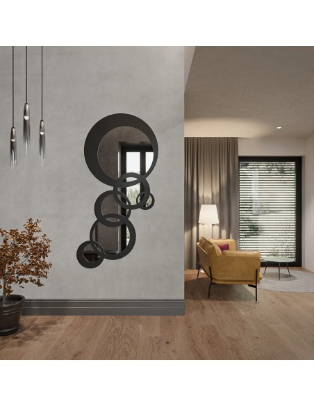 Dekoratívne zrkadlo v mdf ráme - MILO - farba rámu podľa vášho výberu