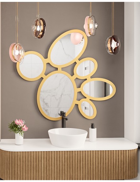 Dekoratívne zrkadlo nad konzolou v mdf ráme - LENA - farba rámu podľa vášho výberu