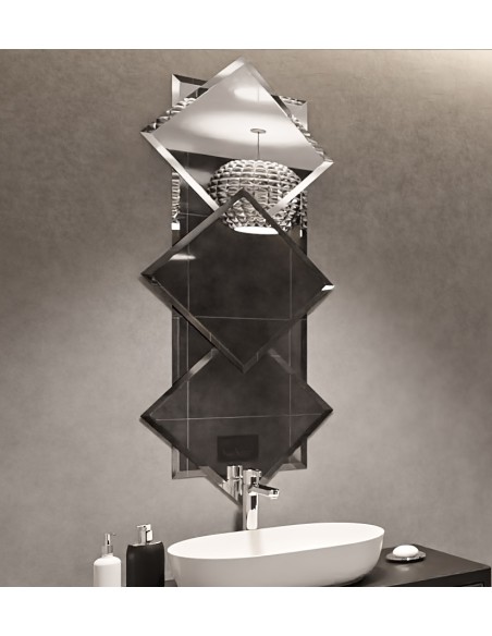 Dekoratívne skosené zrkadlo - OXANA