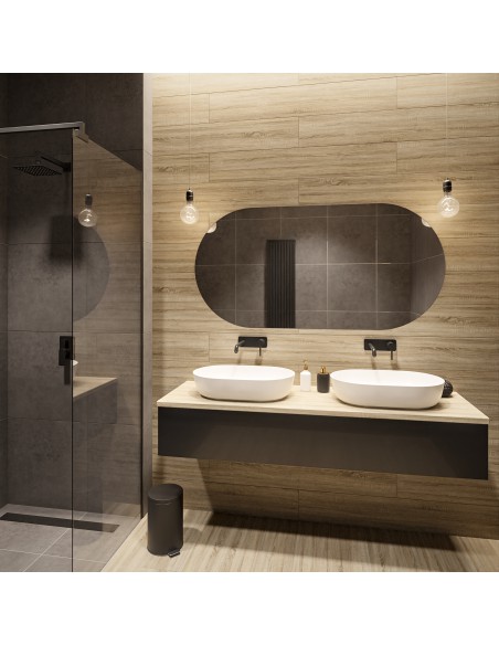 Oválne kúpeľňové zrkadlo - NIKO