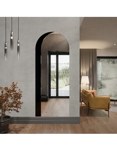 Polovičné oválne zrkadlo s... Polovičné oválne zrkadlo s...