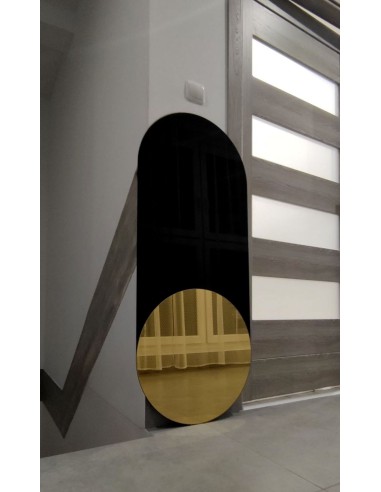 Exkluzívne oválne dekoratívne zrkadlo...