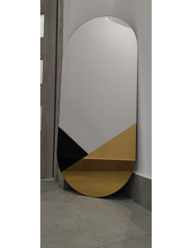 Exkluzívne oválne dekoratívne zrkadlo...