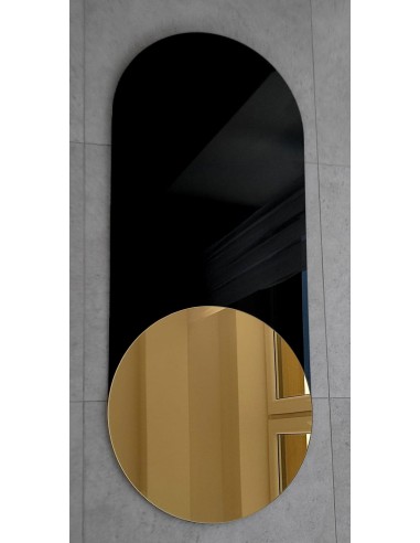 Exkluzívne oválne dekoratívne zrkadlo...