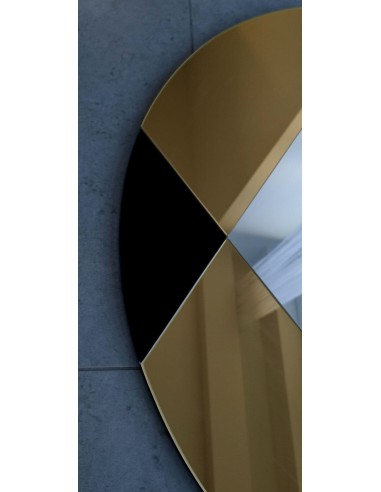 Okrúhle dekoratívne zrkadlo s...