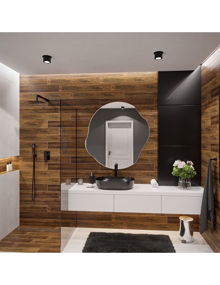 Dekoratívne zrkadlo s organickým tvarom - CYRKON