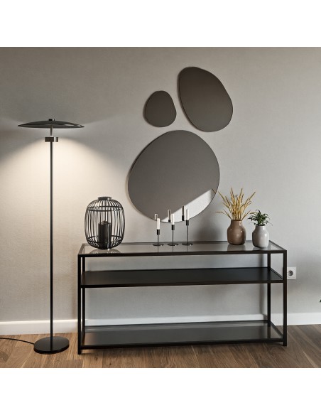 Súprava troch dekoratívnych zrkadiel s organickým tvarom - OPALIT