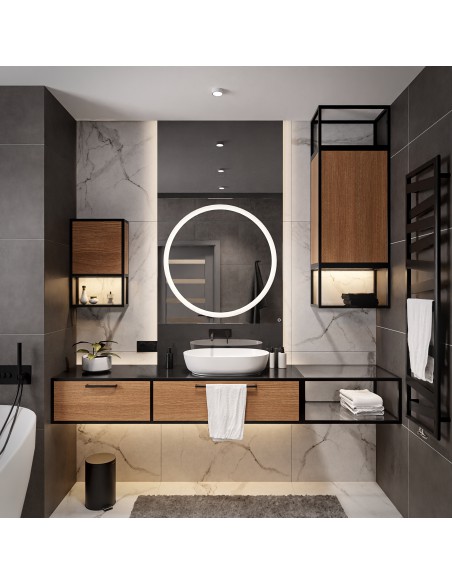 Kúpeľňové zrkadlo s osvetlením - HUGO LED