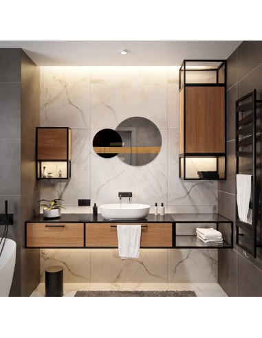 Súprava dekoratívnych zrkadiel zlatý...