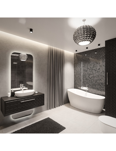 Kúpeľňové zrkadlo s osvetlením z...