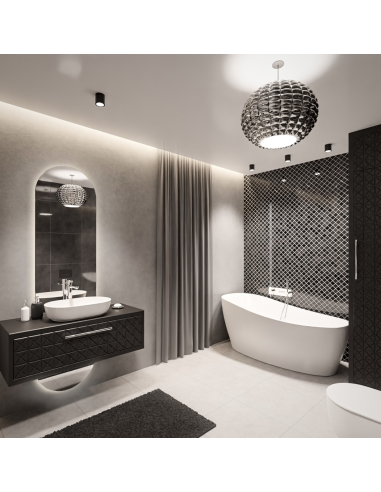 Oválne kúpeľňové zrkadlo z dvoch...