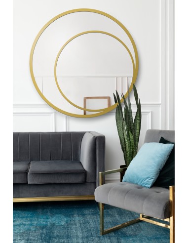 Okrúhle zrkadlo v zrkadle v dvojitom...