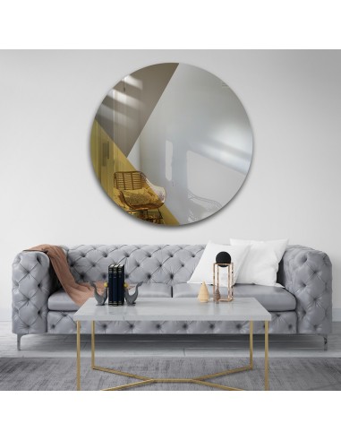 Okrúhle dekoratívne zrkadlo s...