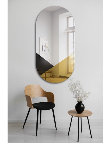 Exkluzívne oválne dekoratívne zrkadlo...