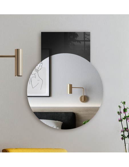 Okrúhle dekoratívne zrkadlo - DENAR