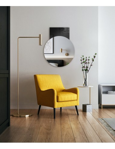 Okrúhle dekoratívne zrkadlo - DENAR