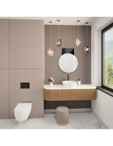 Okrúhle dekoratívne zrkadlo - DENAR