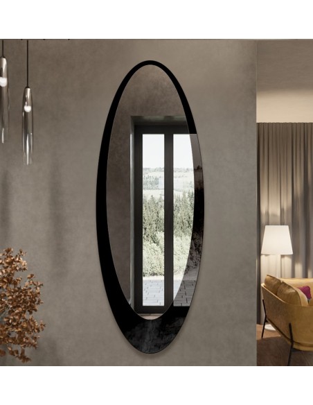 Eliptické dekoratívne zrkadlo - LONGI