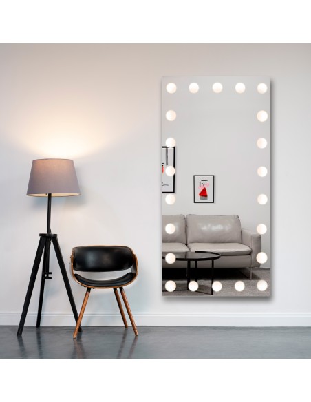 Obdĺžnikové zrkadlo s osvetlením - TEKSAS LED