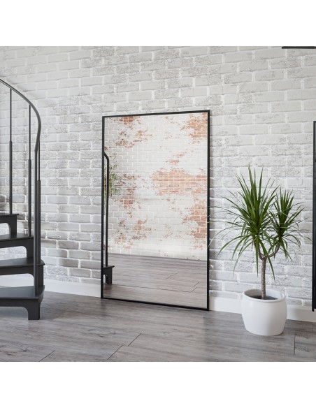 Moderné veľké nástenné zrkadlo v drevenom ráme - 1503 - farba rámu podľa vášho výberu