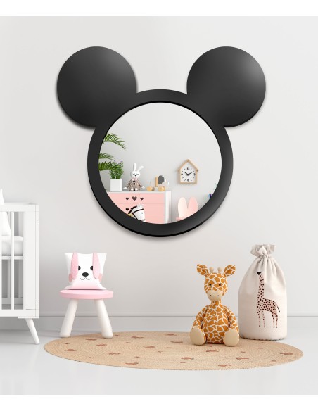 Dekoratívne detské nástenné zrkadlo v mdf ráme - MIKI