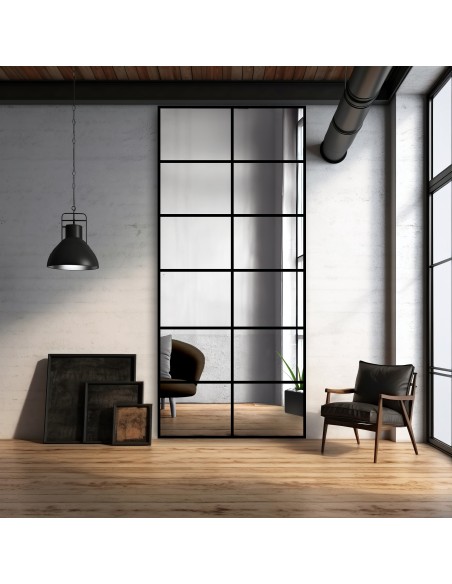 Dlhé loftové zrkadlo s priečkami – ACHILLES