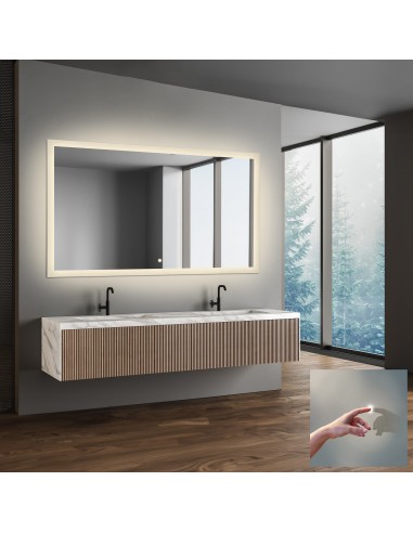 Obdĺžnikové kúpeľňové zrkadlo s...