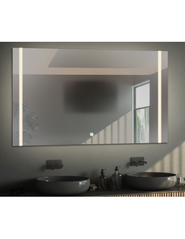 Obdĺžnikové kúpeľňové zrkadlo s...