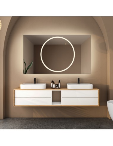 Obdĺžnikové kúpeľňové zrkadlo s... Obdĺžnikové kúpeľňové zrkadlo s...