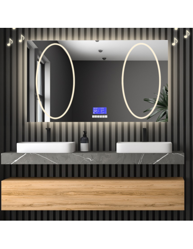 Obdĺžnikové kúpeľňové zrkadlo s...