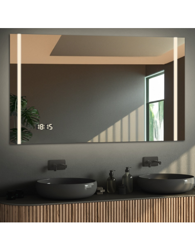 Obdĺžnikové kúpeľňové zrkadlo s...