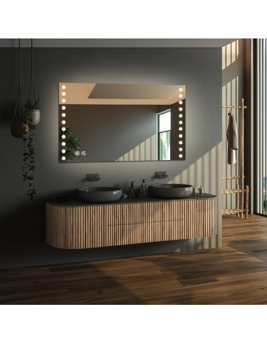 Obdĺžnikové kúpeľňové zrkadlo s...