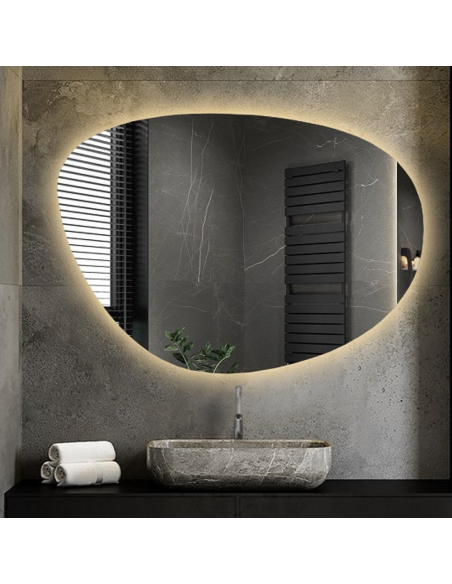 Zrkadlo nepravidelného tvaru s osvetlením - AGAT LED