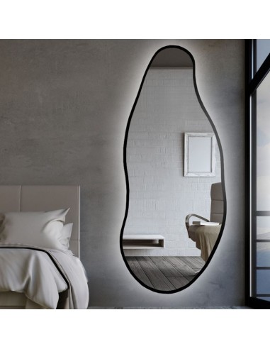 Zrkadlo s organickým tvarom v ráme s...