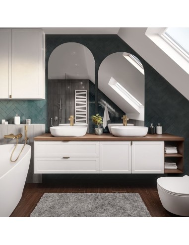 Súprava dvoch polooválnych...