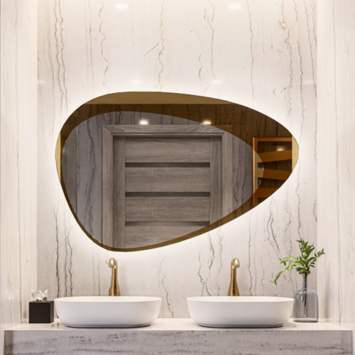 Zrkadlo s organickým tvarom...