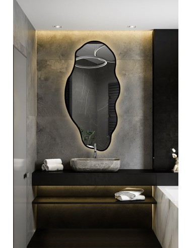 Zrkadlo s organickým tvarom a...