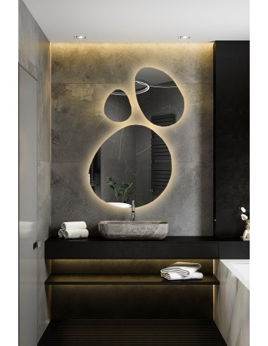 Súprava troch zrkadiel s organickým...