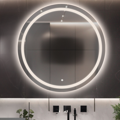 Kúpeľňové okrúhle zrkadlo s...