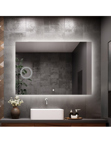 Kúpeľňové obdĺžnikové zrkadlo so zoom...