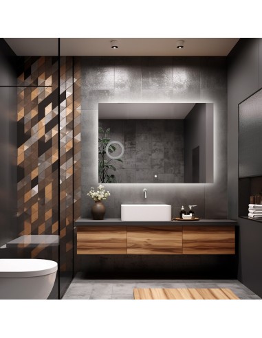 Kúpeľňové obdĺžnikové zrkadlo so zoom...